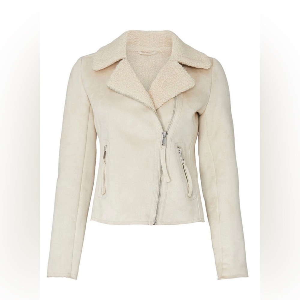 Oat Faux Sherpa Jecket